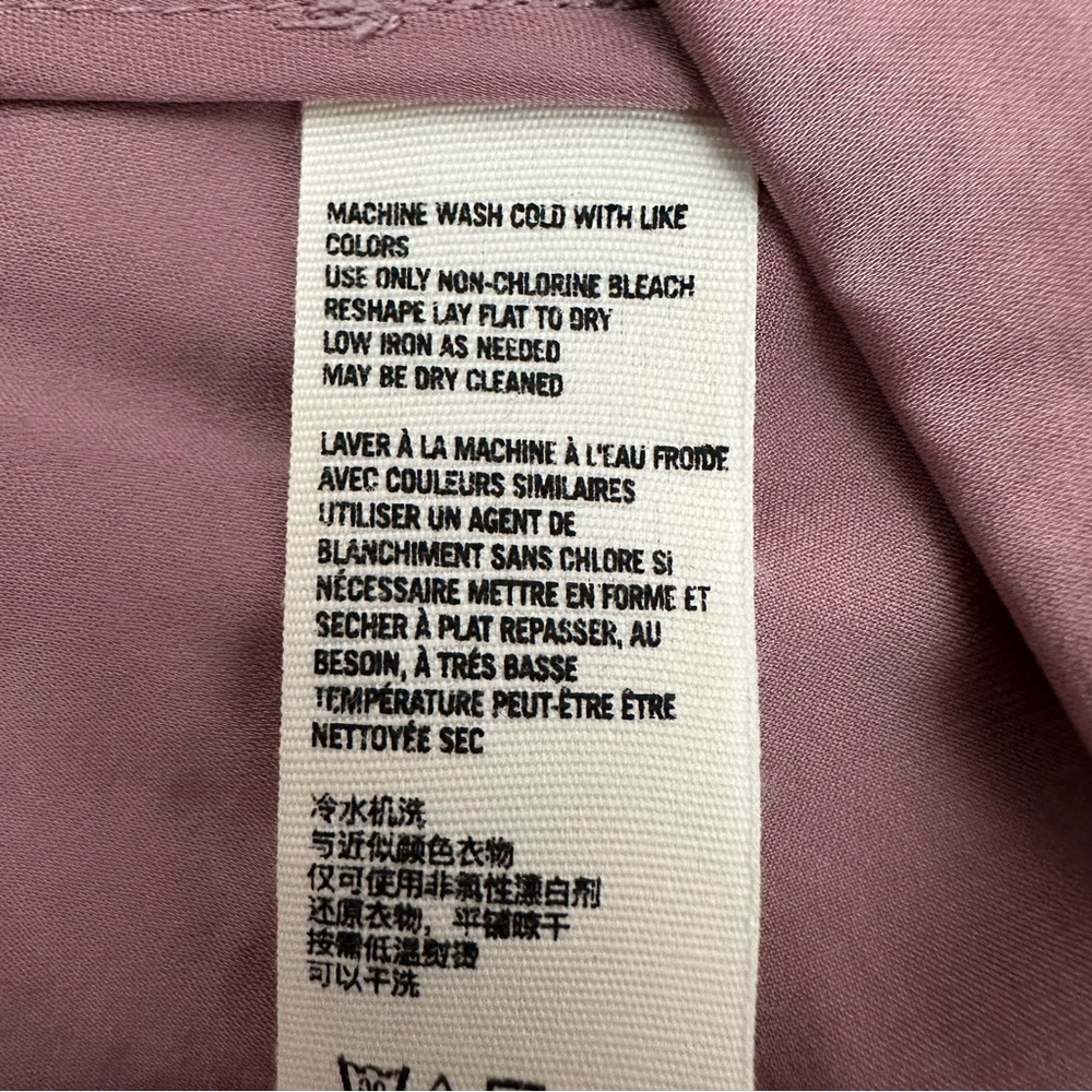 Free People Women’s Pink Satin Boho Runway Low Rise Polyester Skirt Size 6 - Picture 7 of 10